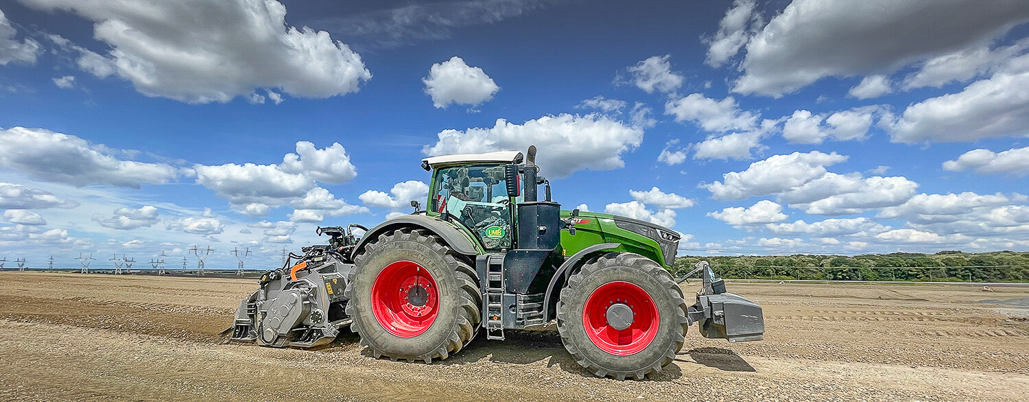 FAE Soil Stabiliser and Fendt 1050 tractor